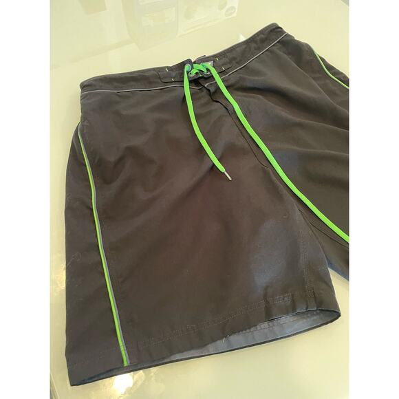 Men’s Speedo Black/Neon Swim Trunks Size XL - Picture 2 of 4